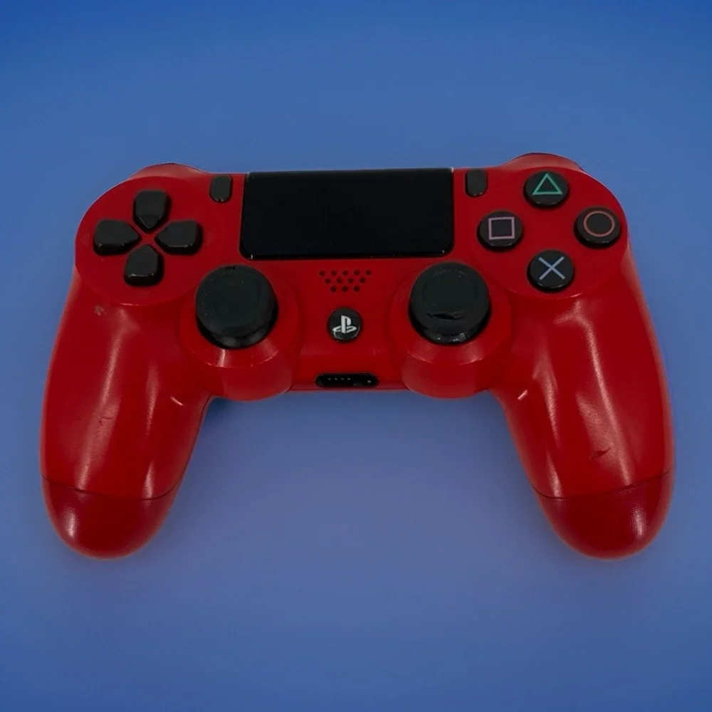 Used Sony‎ PS4 CUH-ZCT2U Video Game Controller Red Untested